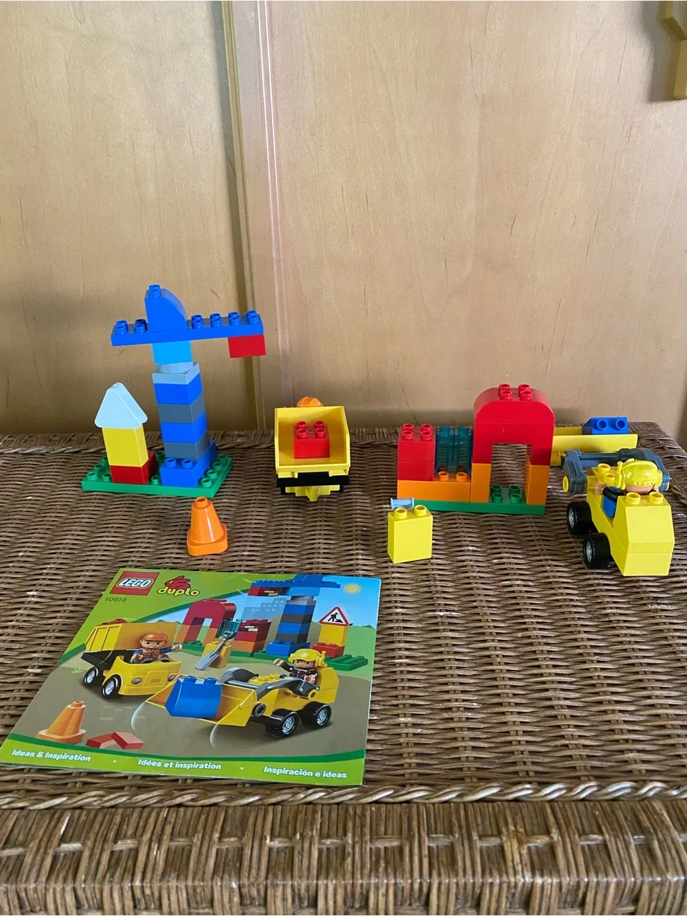 Lego Yellow & Blue Construction Vehicles Duplo Set
